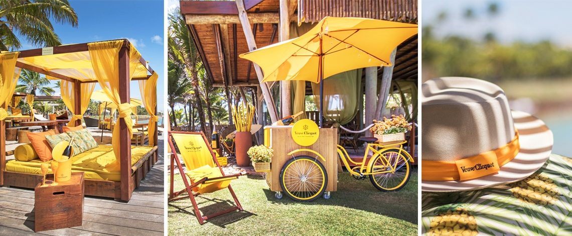 Lounge Veuve Clicquot retorna ao verão do Nannai Resort & Spa