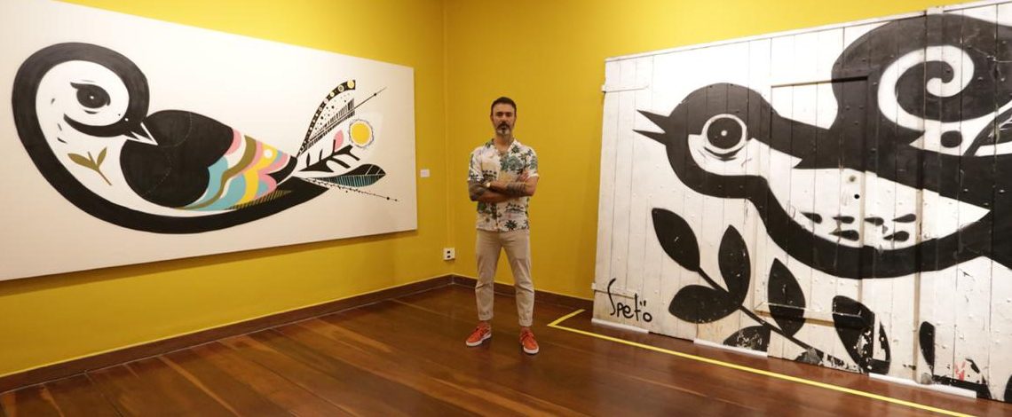 Da rua para a galeria: arte do grafiteiro SPETO na Caixa Cultural Salvador