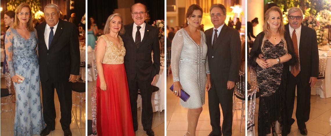 Convidados prestigiam o casamento de Fernanda Andrade e Cácio Cabral