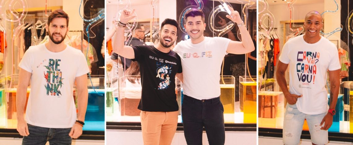 Colcci Lovers personalizam suas t-shirts em evento no Manaíra Shopping