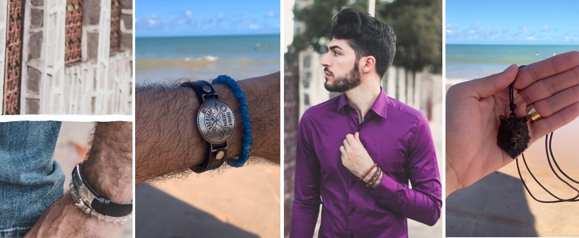 Rhuann Ayran lança linha de pulseiras e colares masculinos para o verão