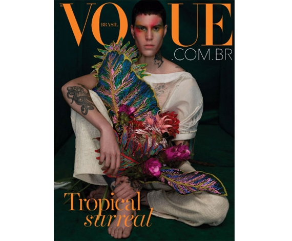 Sam Porto na Vogue digital de fevereiro