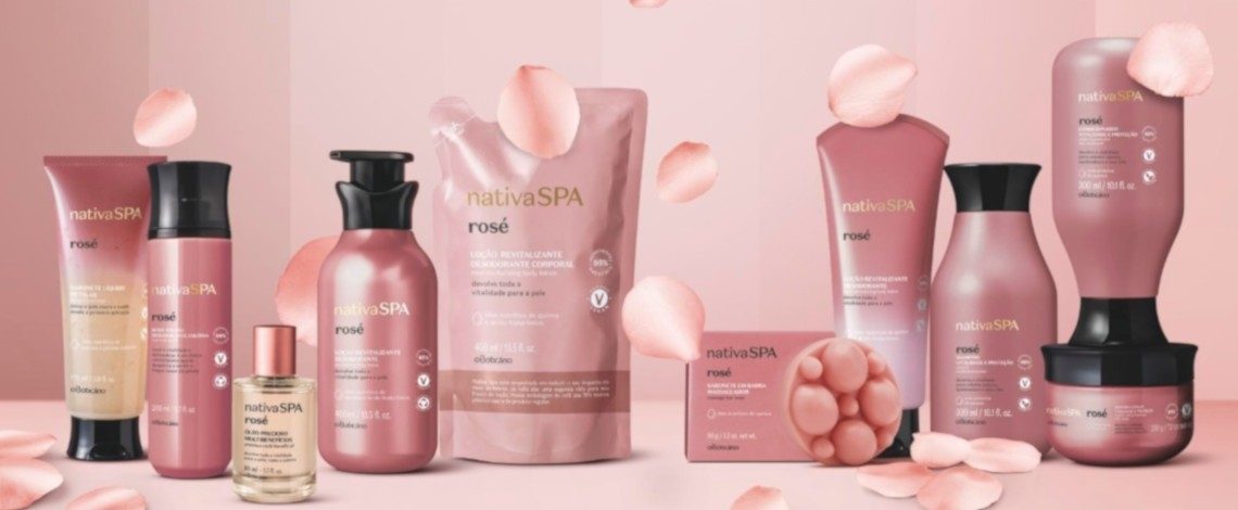 Novo Nativa SPA Rosé torna a rotina de autocuidado ainda mais especial