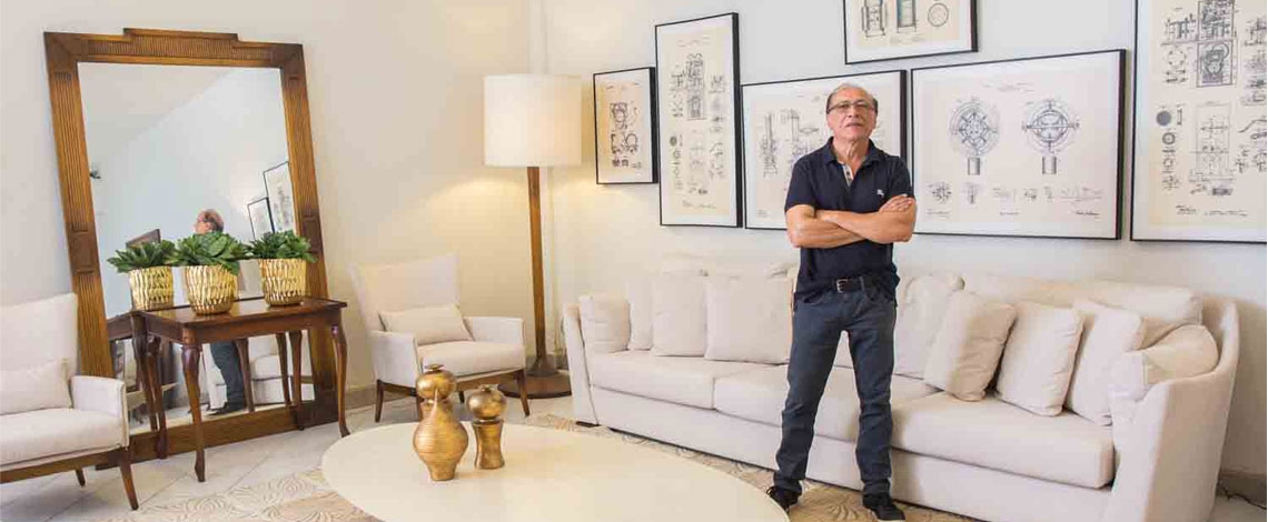 Pai e filha: Adjalmir Rocha e Lívia Rocha assinam vitrine Sierra