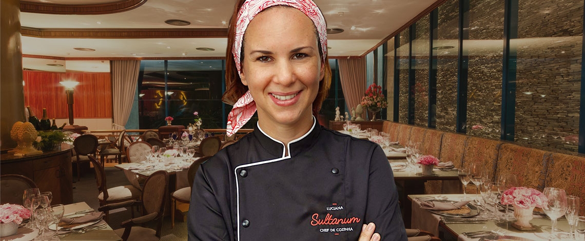 Chef Luciana Sultanum no Mirage Invites de agosto
