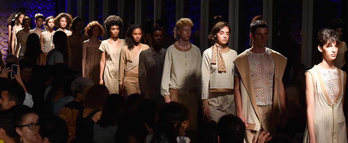 Natural Cotton Color da Paraíba na passarela do Brasil Eco Fashion Week – BEFW, em São Paulo