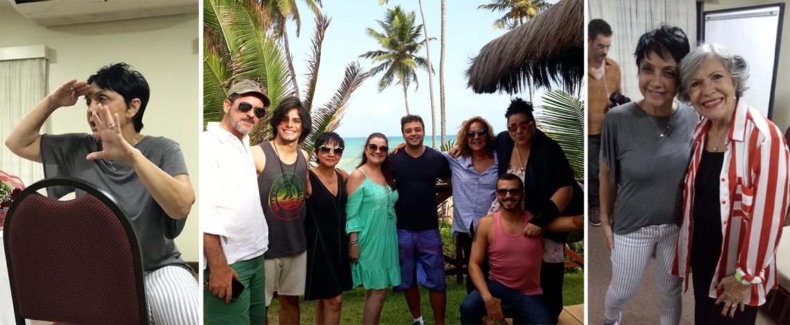 A vinda da diretora de TV Cininha De Paula à capital paraibana registrou momentos de emoção