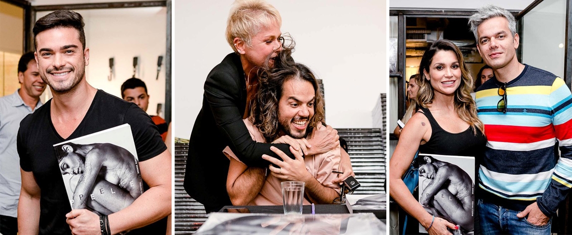 Lançamento do livro PELE reúne famosos no Rio de Janeiro