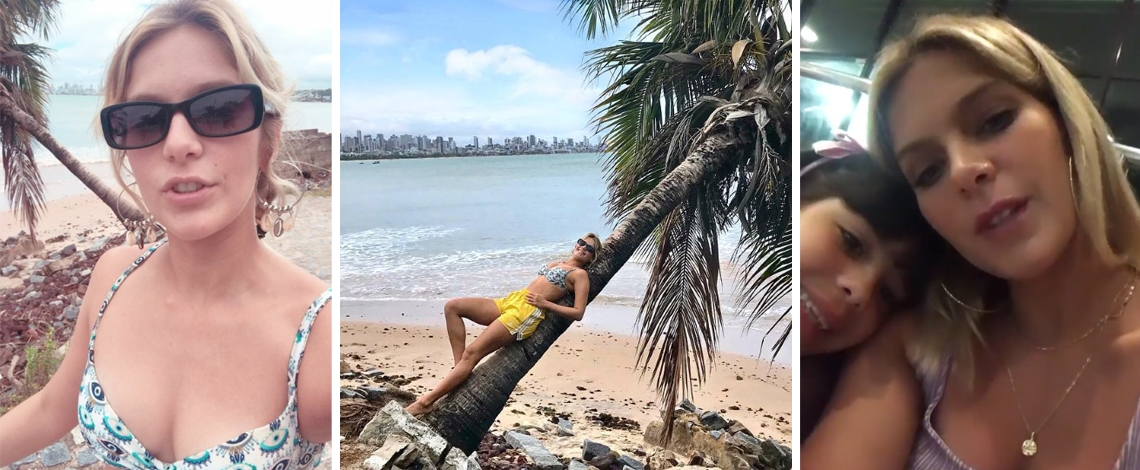 Atriz Isabella Santoni está curtindo dias de férias em João Pessoa