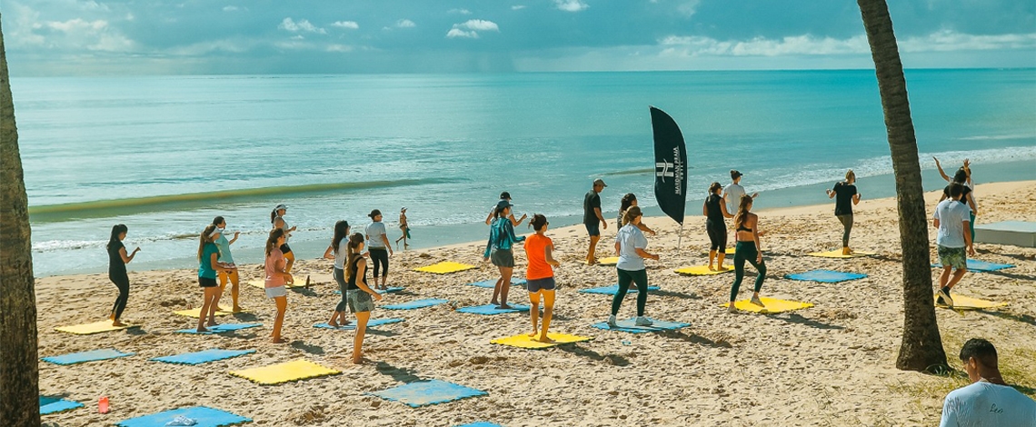 Hotel investe em academia a céu aberto na orla de João Pessoa