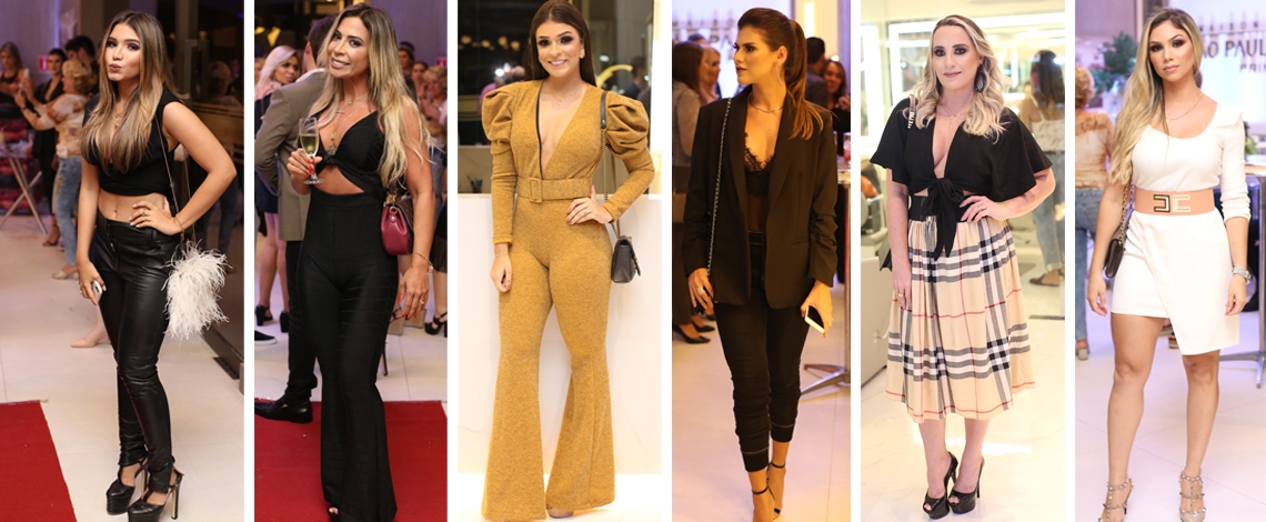 Belas na concorrida noite de inauguração da Maison João Paulo