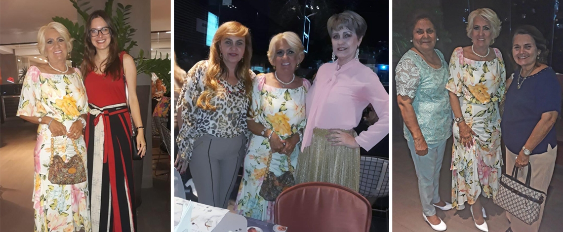 Messina Palmeira comemorou aniversário com encontro festivo no Holanda`s Prime