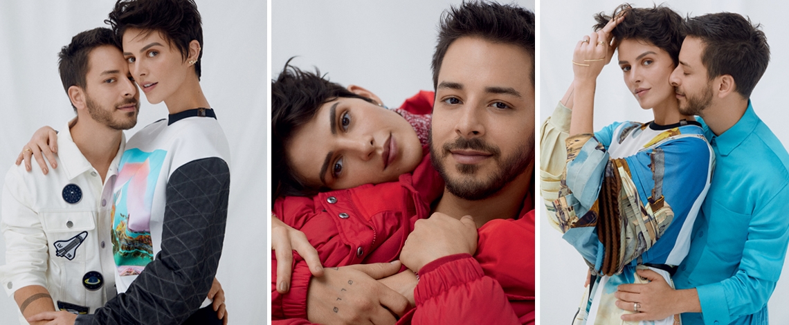 Junior Lima e Monica Benini são capa da Glamour deste mês