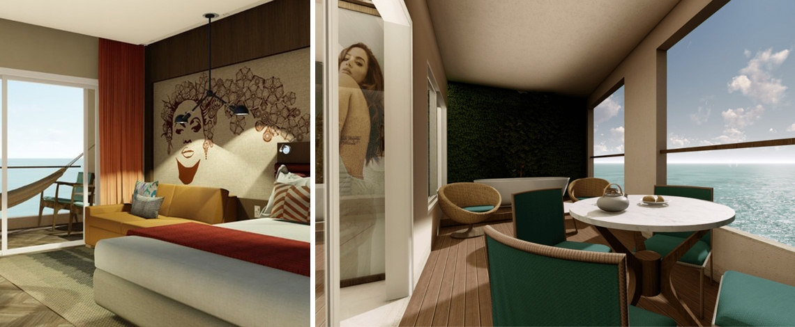 Anitta é tema de suíte do Hard Rock Hotel de Fortaleza