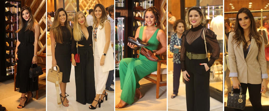Presença feminina na inauguração da loja Noah, no Manaíra Shopping