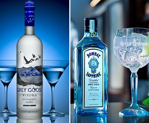 Festa com Grey Goose e Bombay