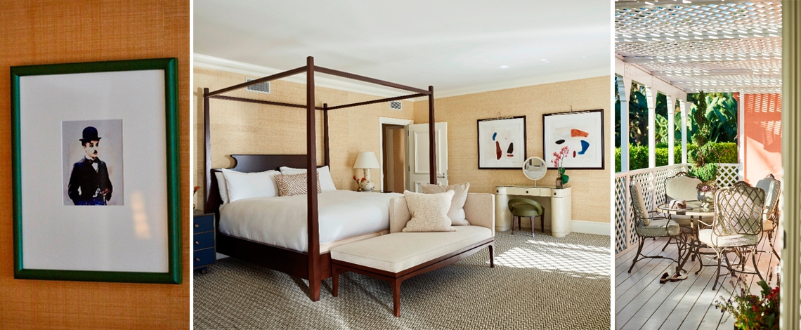 O Beverly Hills Hotel revela bangalô inspirado pelo lendário convidado Charlie Chaplin