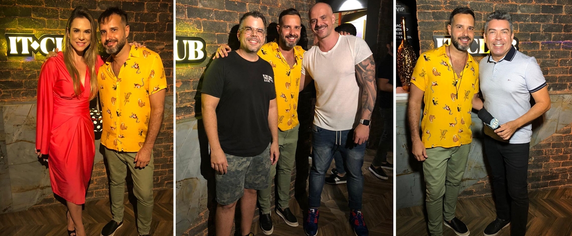 Robson Agra faz aniversário e comemora no IT Club Night Bar
