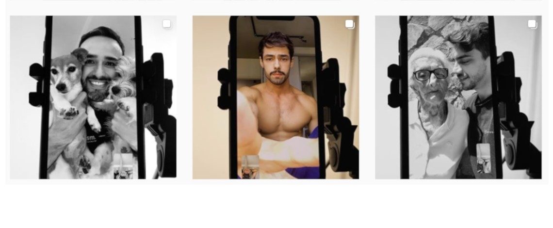 Em tempos de isolamento social, fotógrafo Marcelo Auge cria projeto de fotos feitas em videochamadas