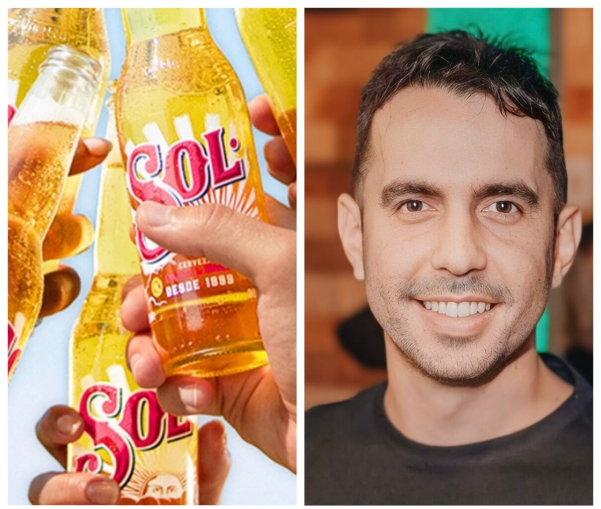 Vamos celebrar com cerveja Sol