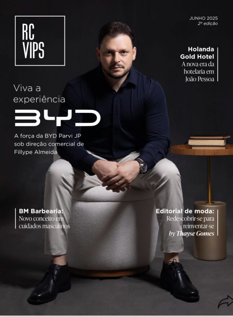 Fillype Almeida veste Richard’s na RCVIPS Magazine