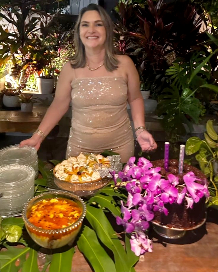 Gilvana Maroja celebrou seus 50 anos