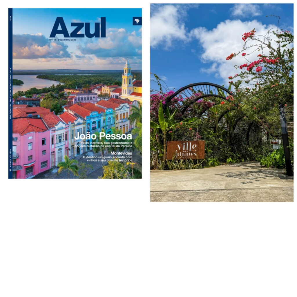 Ville des Plantes ganha destaque em revista de bordo da Azul