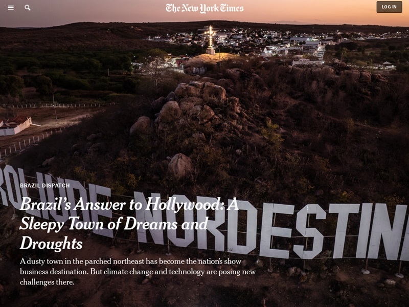 Cabaceiras é destaque no The New York Times