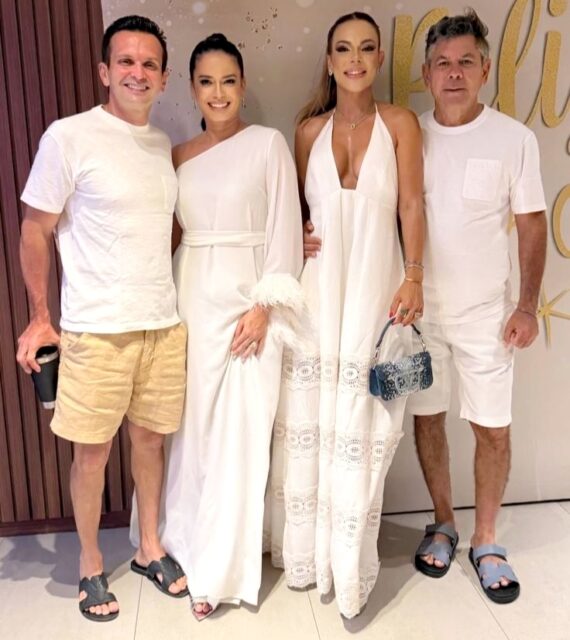 O Réveillon de Adalberto Neto e Samara Meira Uchôa