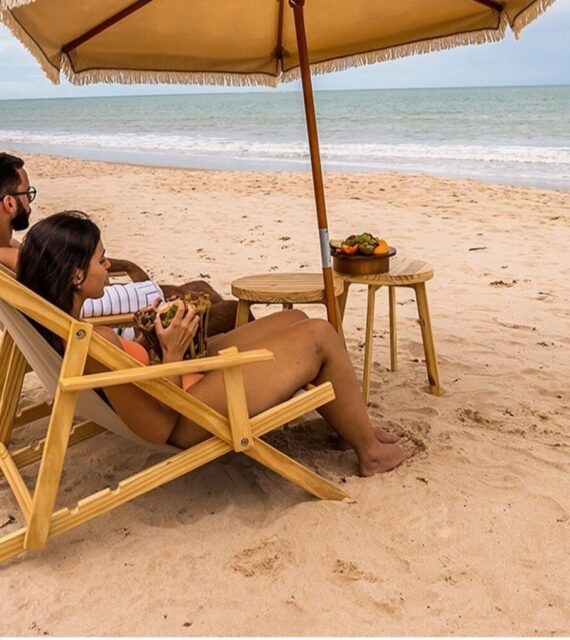 Alto padrão de estadia com serviço de praia especializado