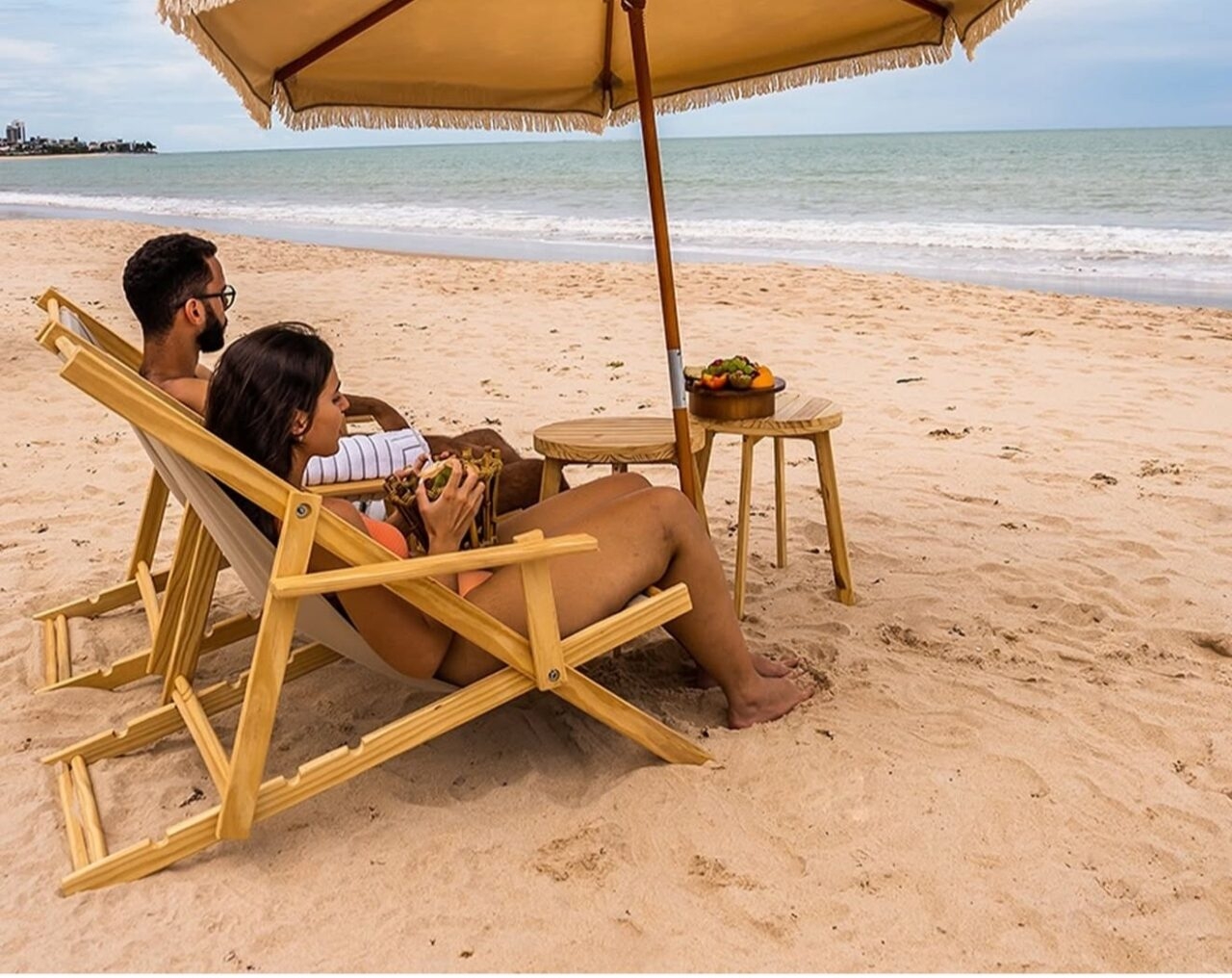 Alto padrão de estadia com serviço de praia especializado