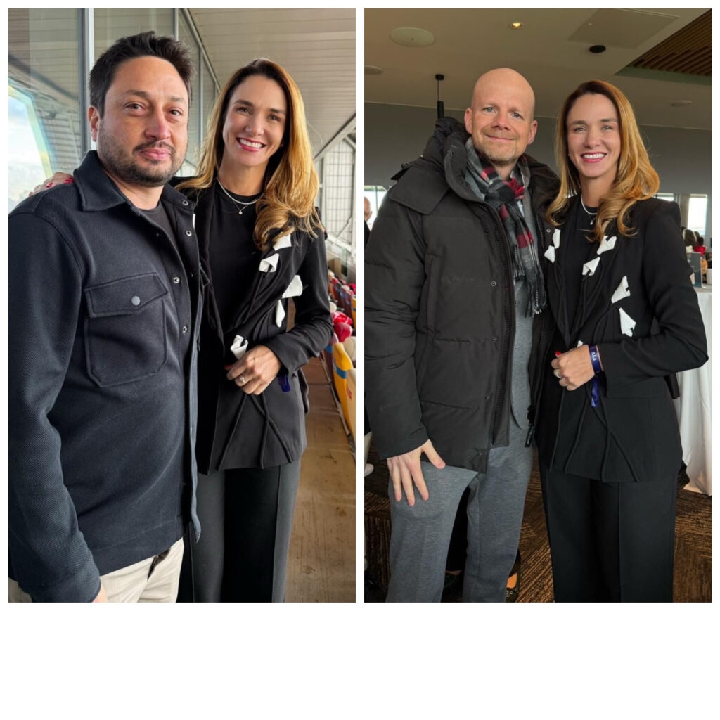 Em Londres, Michelle Ramalho prestigia triunfo do Corinthians