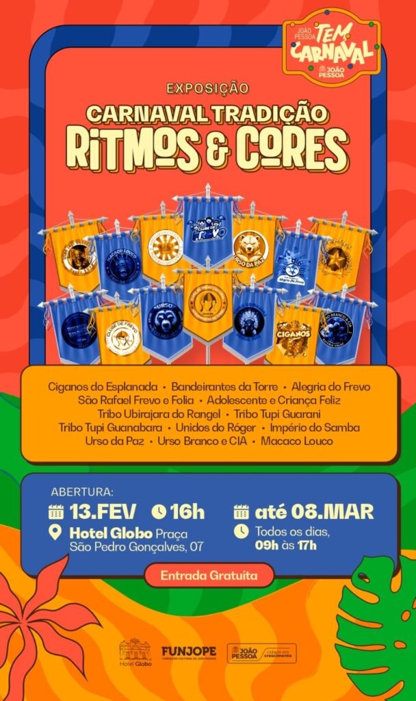 Exposição ‘Carnaval Tradição Ritmos e Cores’
