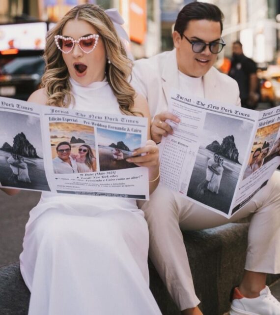 De New York ao altar