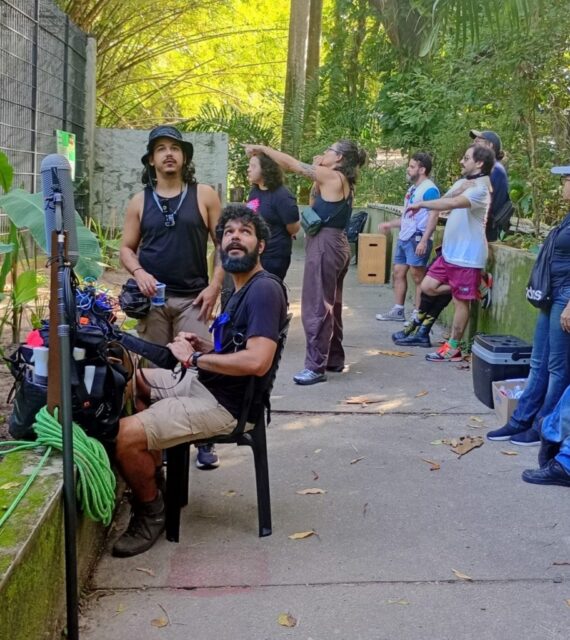 Bica é cenário para gravação de filme