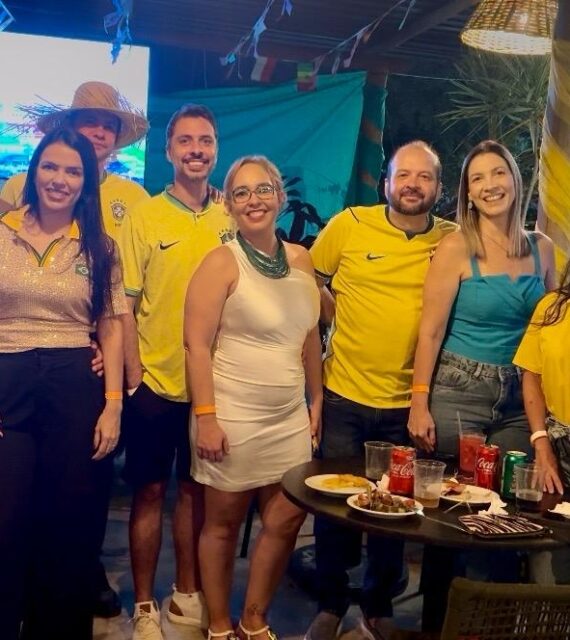Camarote Ville des Plantes na torcida pelo Brasil
