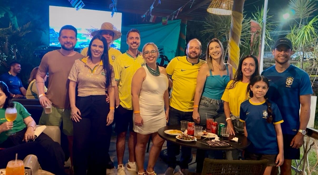 Camarote Ville des Plantes na torcida pelo Brasil