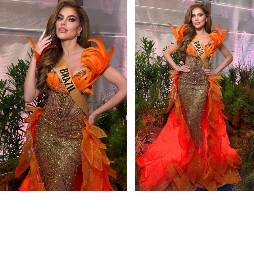 Gisa Diniz assina look de Paula Assunção